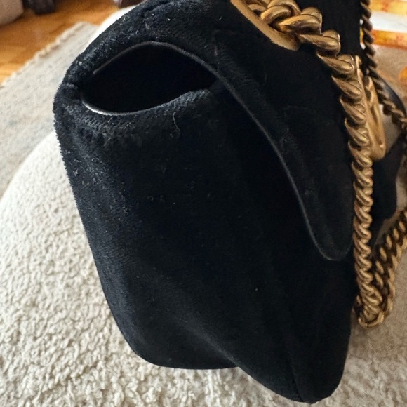 COPY - Gucci marmot black velvet chain two way bag size medium - Picture 15 of 15